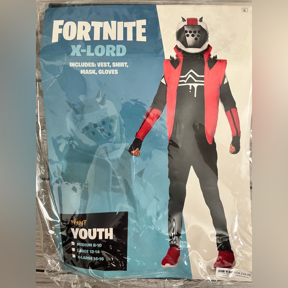 Fortnite X-Lord Youth Halloween Costume